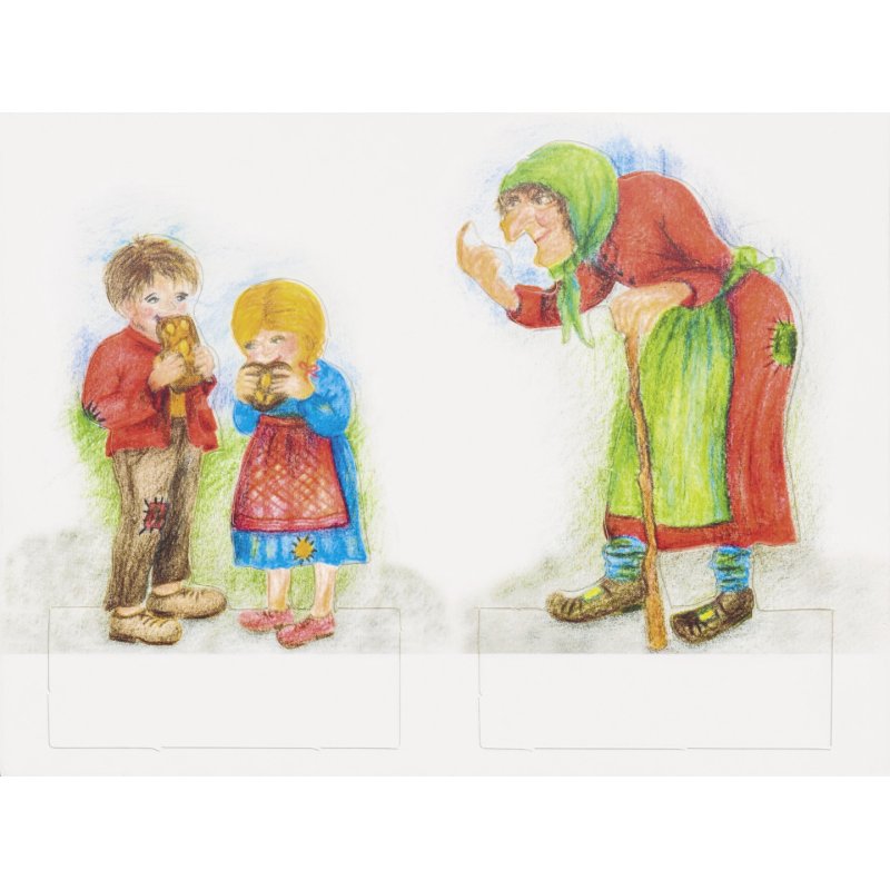 HEYDA Kit creatif pour maison en pain d'epices A4 carton blanc, figurines colorees