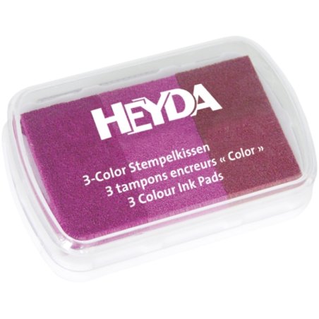 HEYDA 204888465 cassette d'encre pour tampons Violet 3 pièce(s)