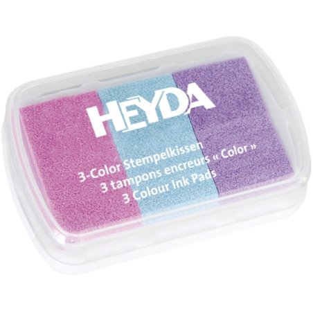 HEYDA 204888468 cassette d'encre pour tampons Multicolore 3 pièce(s)
