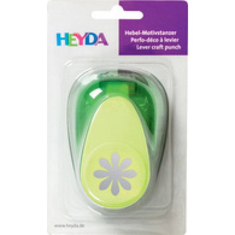 HEYDA Perforatrice à motif XL "étoile", couleur: vert