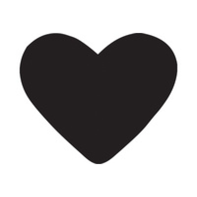 HEYDA Perforatrice à motif "coeur", petit, couleur: rouge