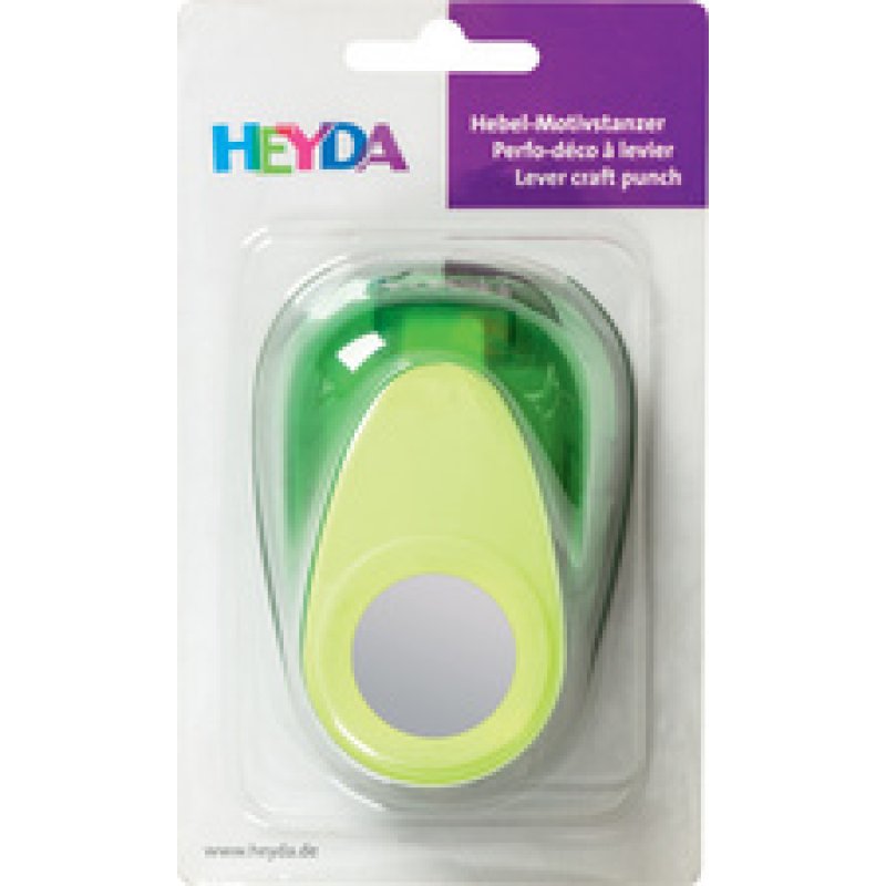 HEYDA Perforatrice à motif XXL "oval ondulé", couleur: vert