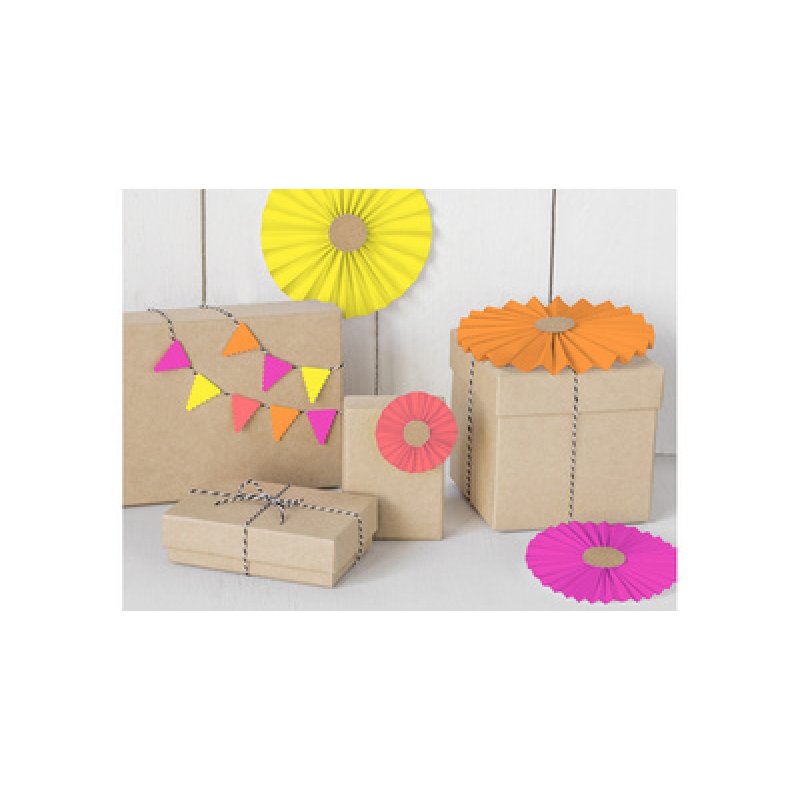 HEYDA Bloc de papier fluo, A4, 10 feuilles, couleurs fluo