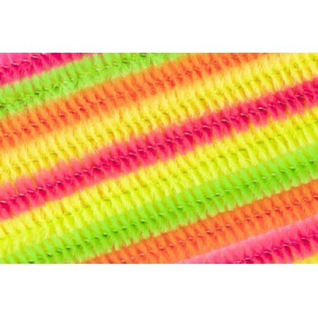 KNORR prandell Fil chenille / peluche flexible "Fluo", set
