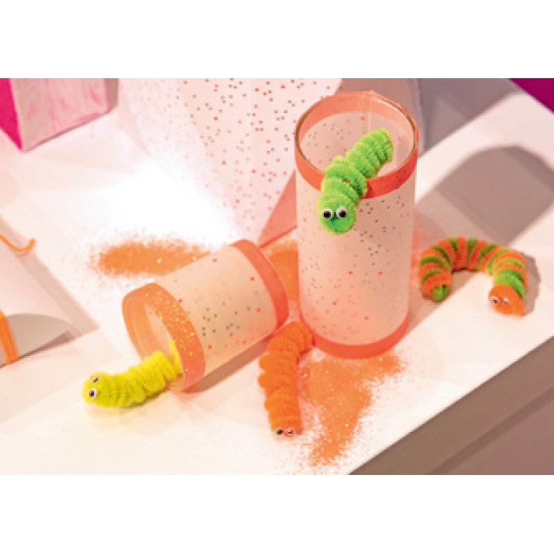 KNORR prandell Fil chenille / peluche flexible "Fluo", set