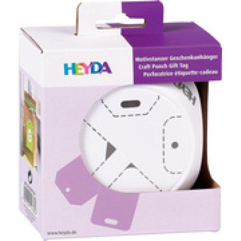 HEYDA Perforateur à motifs "Etiquette cadeau"