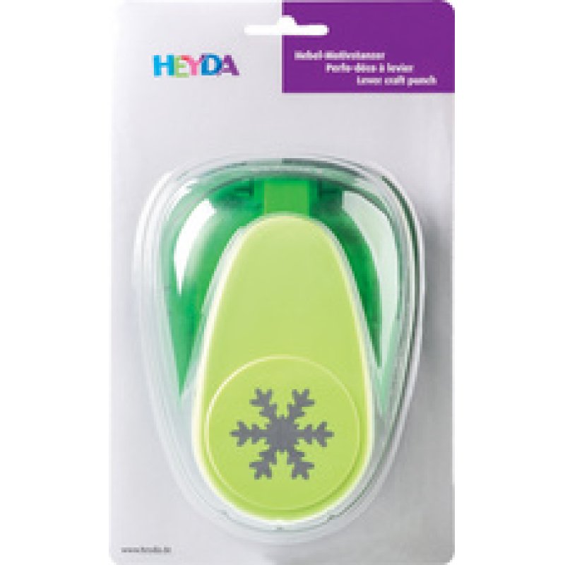 HEYDA Perforateur à motif XXL "Etoile", couleur : vert