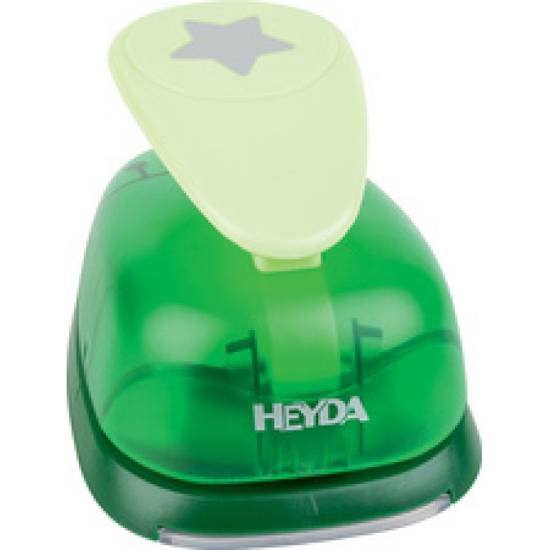 HEYDA Perforateur à motif XXL "Etoile", couleur : vert