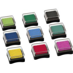 HEYDA Set de tampons encreurs "Textile", assorti