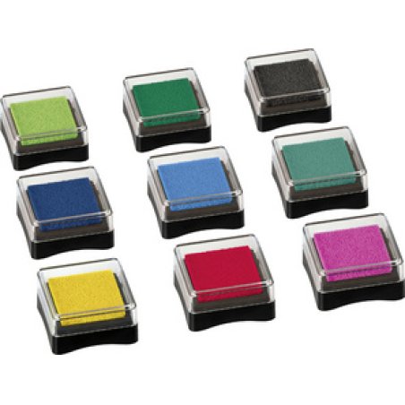 HEYDA Set de tampons encreurs "Textile", assorti