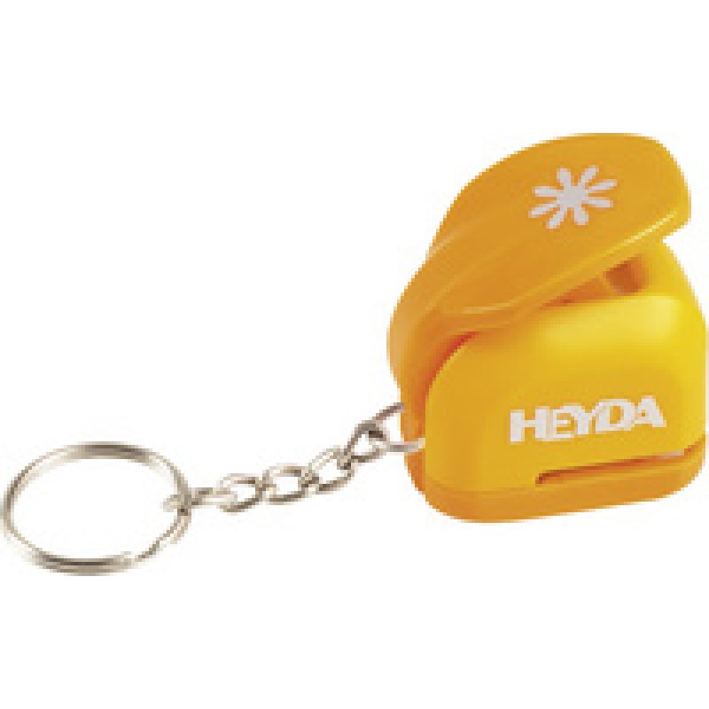 HEYDA Perforateur à motif mini "coeur", avec porte-clé