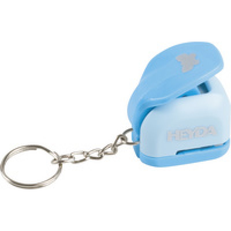 HEYDA Perforateur à motif mini "coeur", avec porte-clé