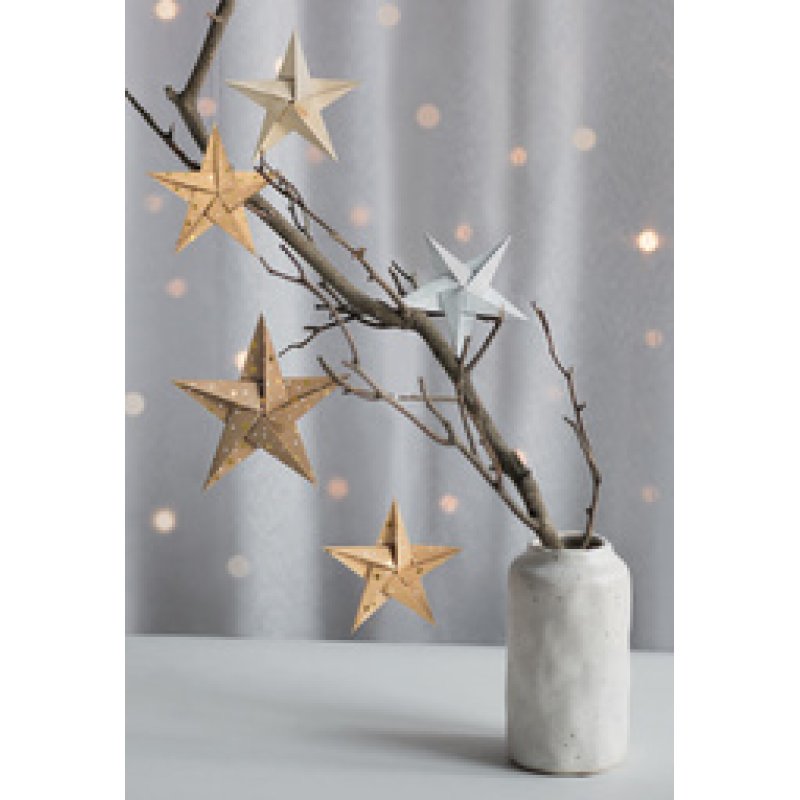 HEYDA Set de feuilles de papier à plier "Etoiles Stone"