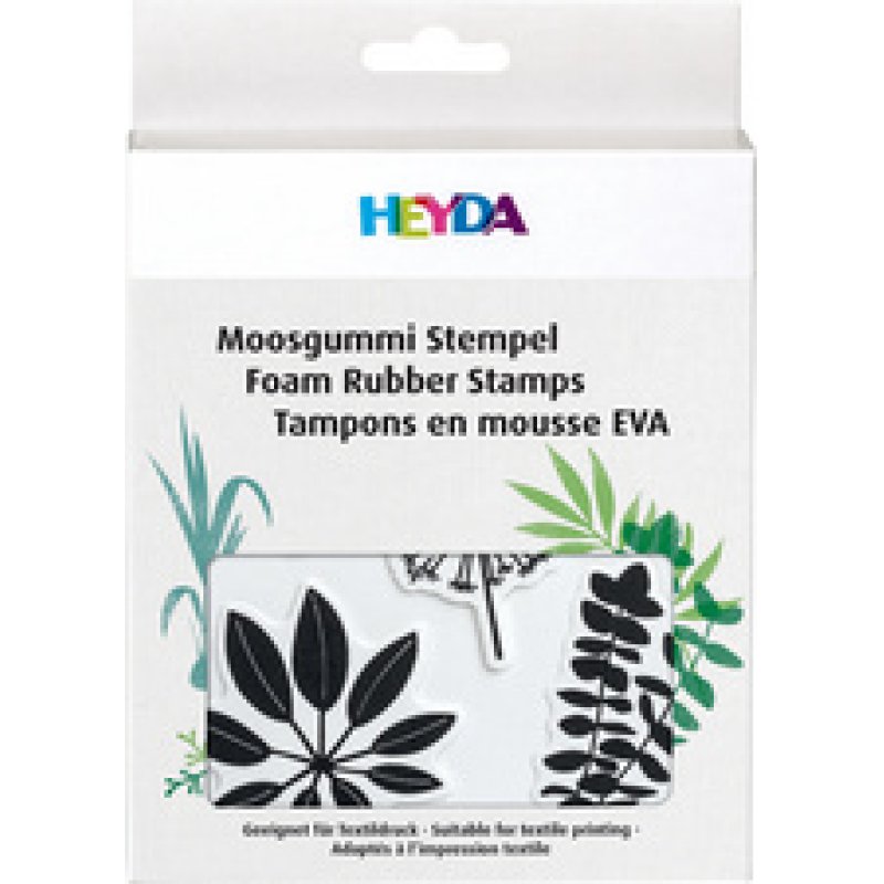 HEYDA Set tampons caoutchouc mousse "maritime"