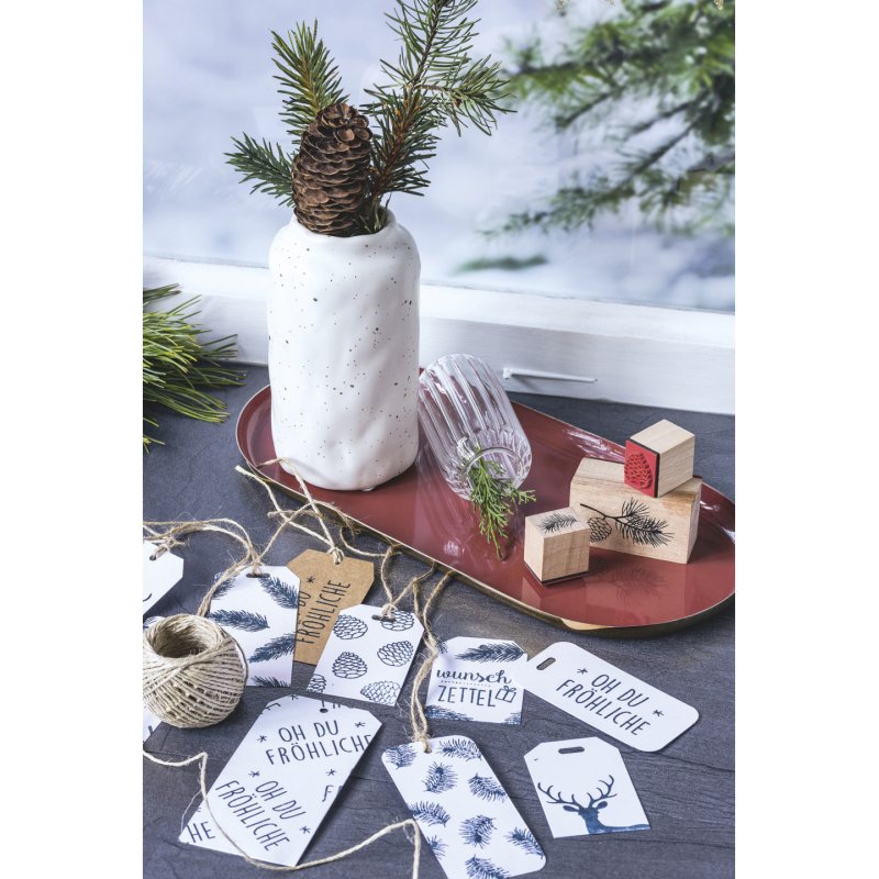 HEYDA Stamp Set "Twigs" 12 x 10 x 3 cm