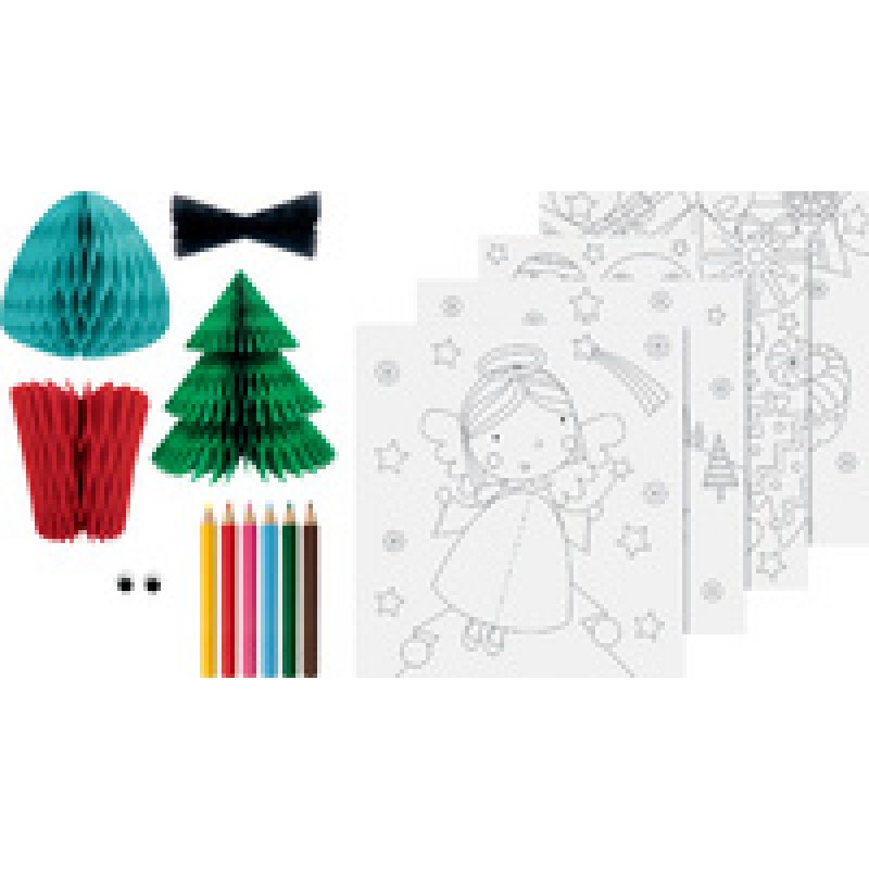 HEYDA Kit de coloriage 3D "Amis rigolos", 15 pièces
