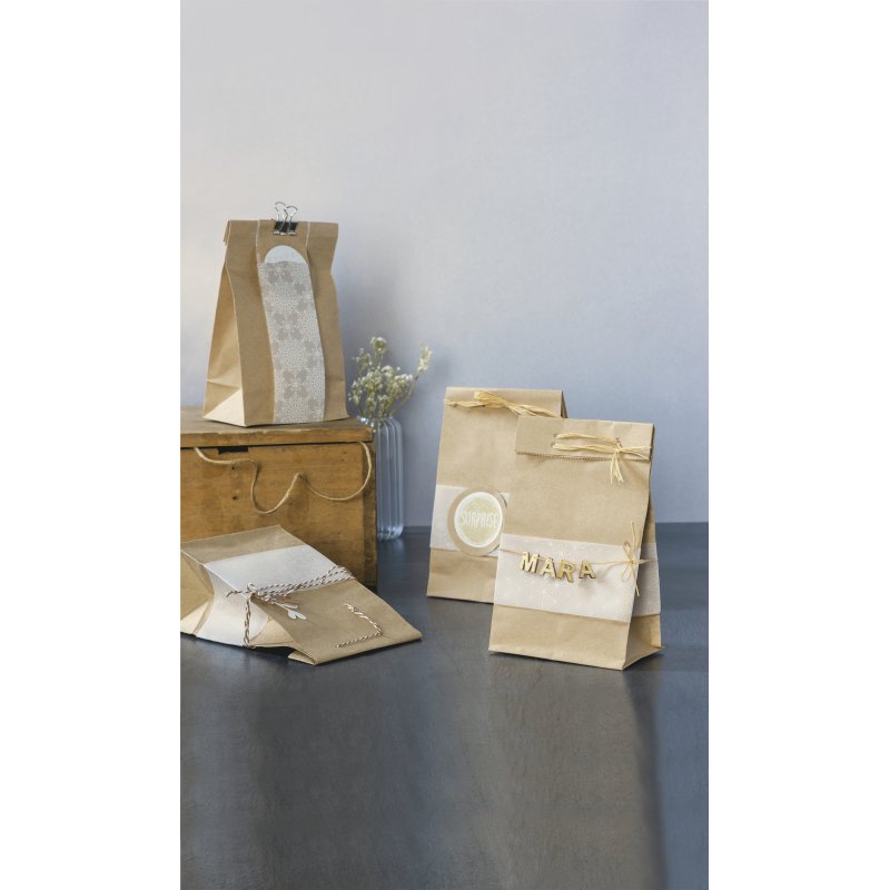 HEYDA Set de papier transparent de Noël "Étoiles"