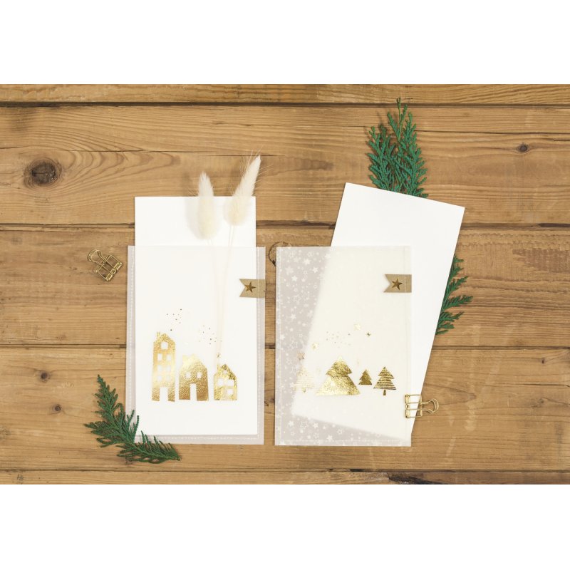 HEYDA Christmas autocollant décoratif Blanc