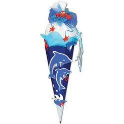 ROTH Kit de bricolage de cornet scolaire "dauphin", hexago-