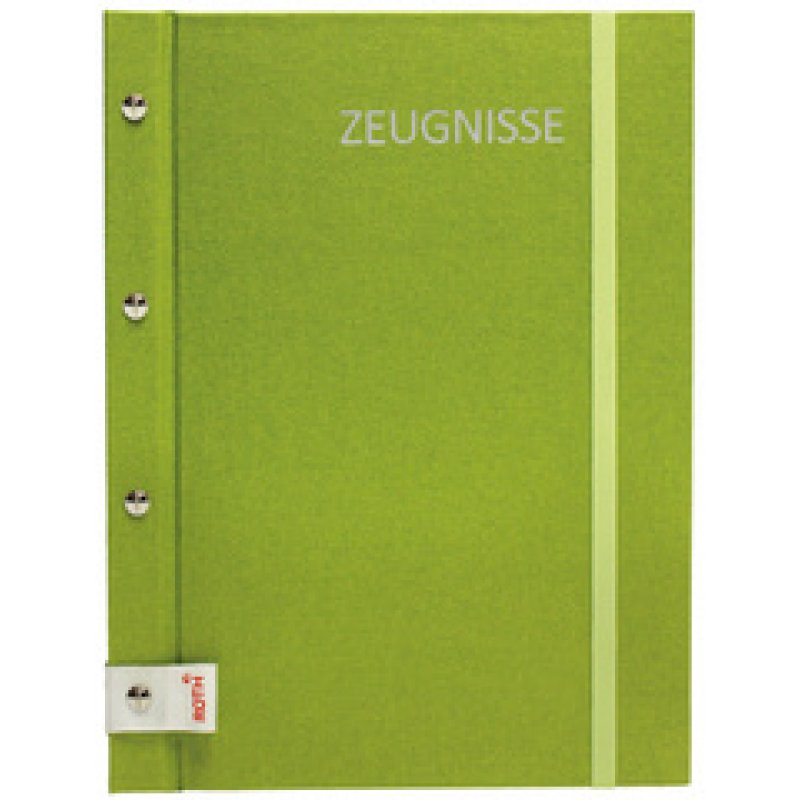 ROTH Zeugnismappe Metallium mit Buchschrauben, blau
