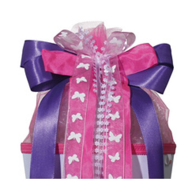 ROTH Schultütenschleife "Fairy", rosa/grün/weiß