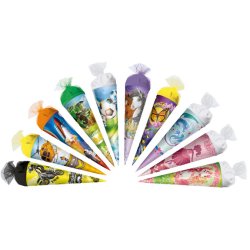 ROTH Geschwister-Schultüten-Sortiment, rund, 350 mm