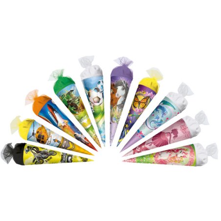 ROTH Geschwister-Schultüten-Sortiment, rund, 350 mm