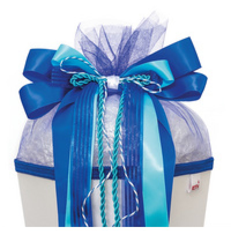 ROTH Schultütenschleife "Blue Dabadu", blau/türkis
