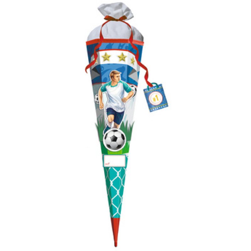 ROTH 3D-Schultüten-Bastelset "Stürmer Sam", 6-eckig