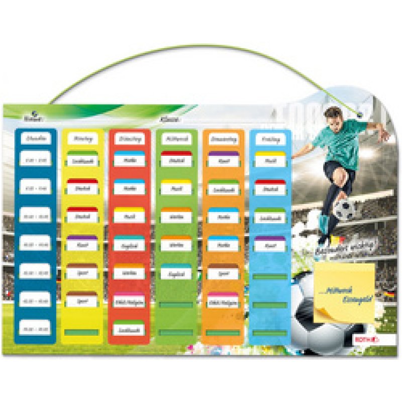 ROTH Klipp & Klar Stundenplan Steck-Fix "Tyrannosaurus"