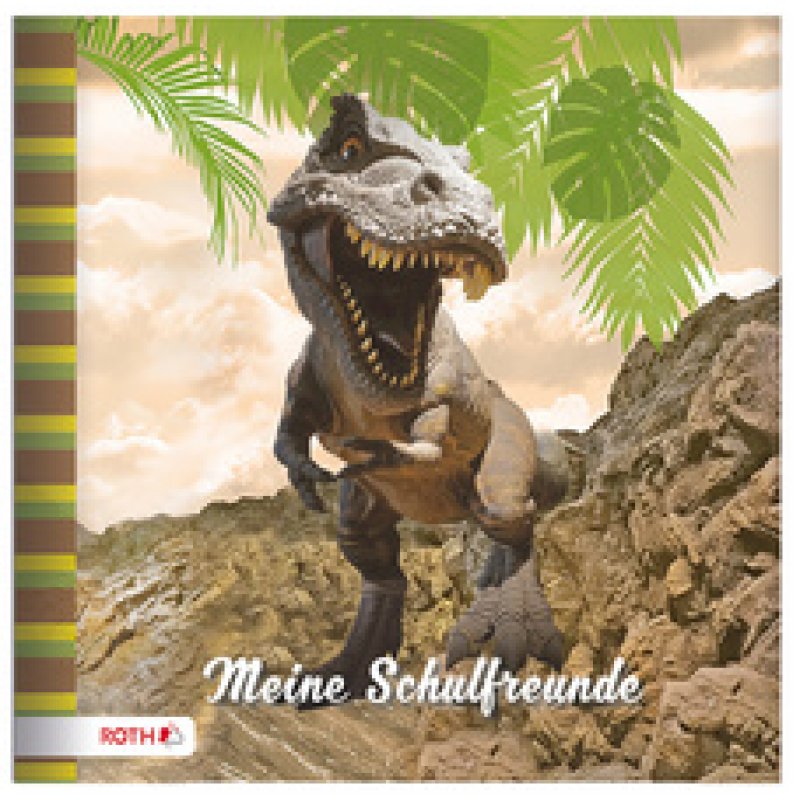 ROTH Freundebuch "Tyrannosaurus", 165 x 165 mm, 64 Seiten