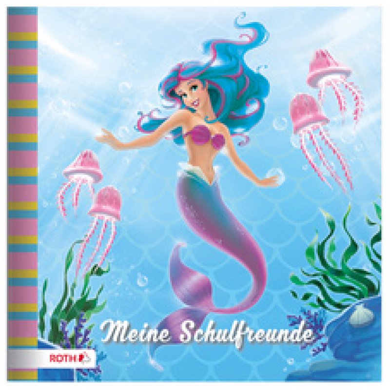 ROTH Freundebuch "Meerjungfrau", 165 x 165 mm, 64 Seiten