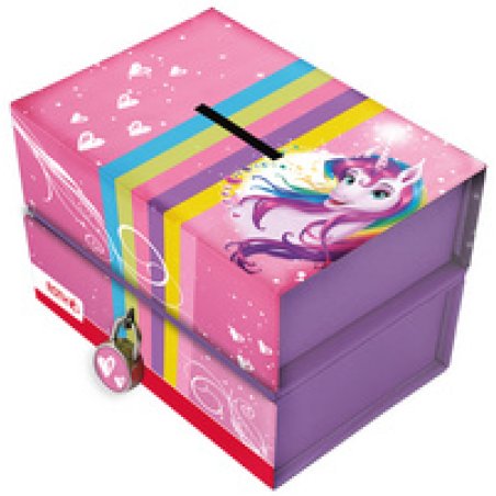 ROTH Tirelire "Licorne", avec aimant et serrure