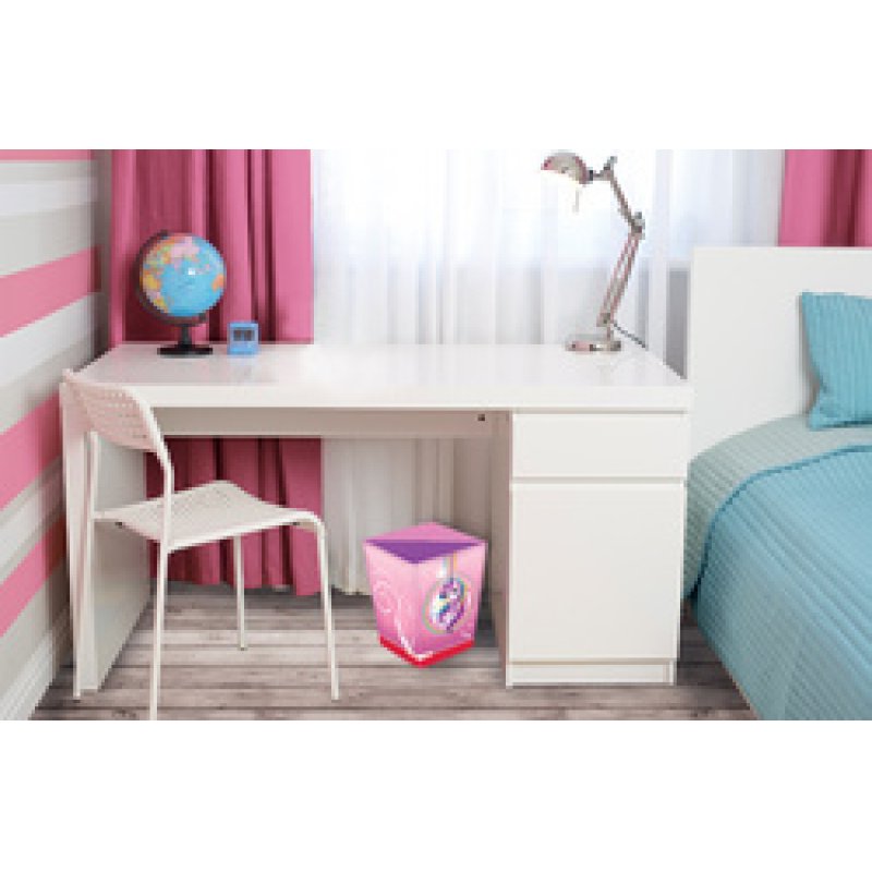 ROTH Corbeille à papier "Tyrannosaure", en carton, 10 litres