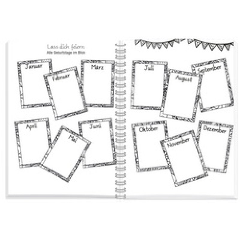 ROTH Schülerkalender Scribble Timer 2.0 "Girl"