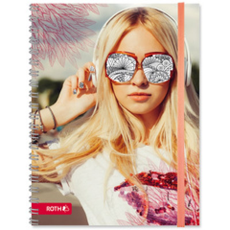 ROTH Schülerkalender Scribble Timer 2.0 "Girl"