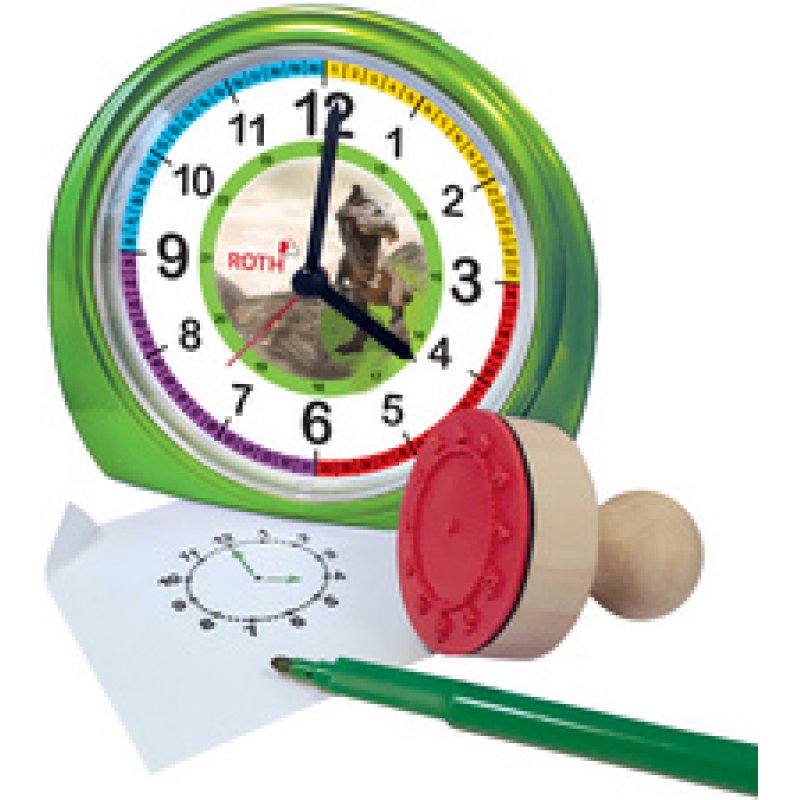 ROTH Réveil pour enfants & tampon, kit "Licorne"