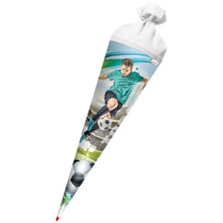 ROTH Schultüte "Fußballstar", rund, 700 mm, mit Effekt