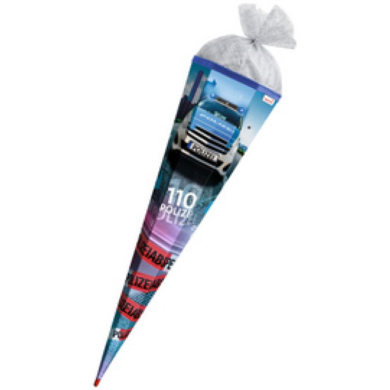 ROTH Schultüte "Polizei 110", eckig, 850 mm