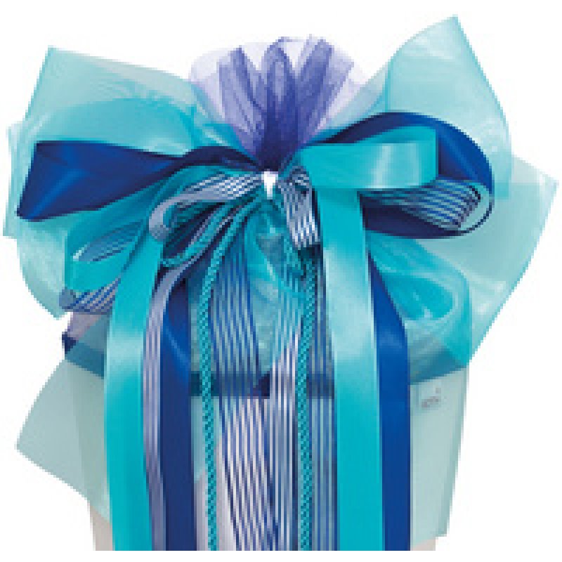 ROTH XXL-Schultütenschleife "California Blue", blau