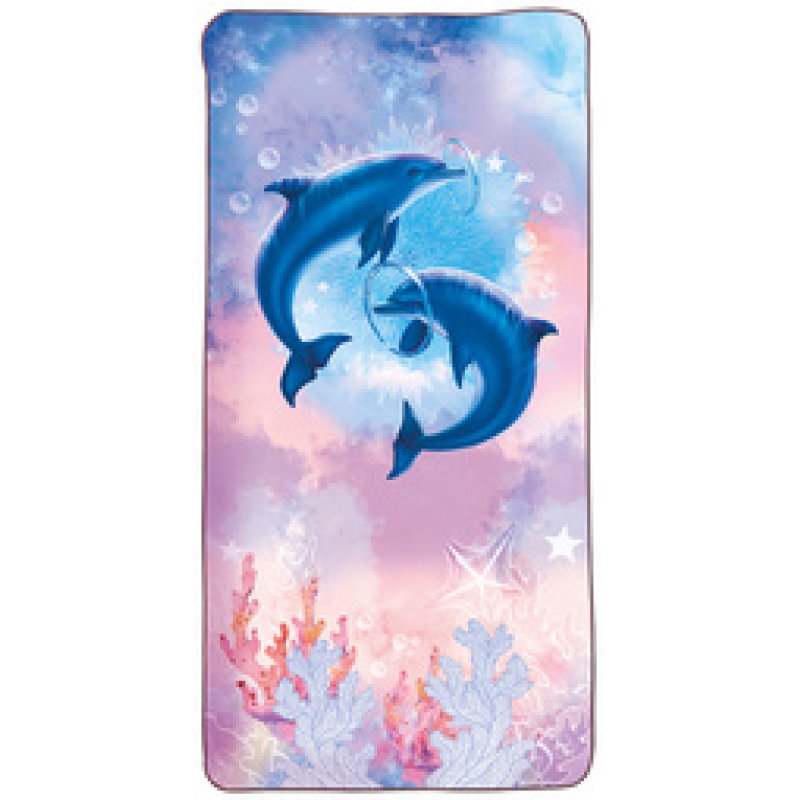 ROTH Serviette de bain pour enfants "Dauphins"