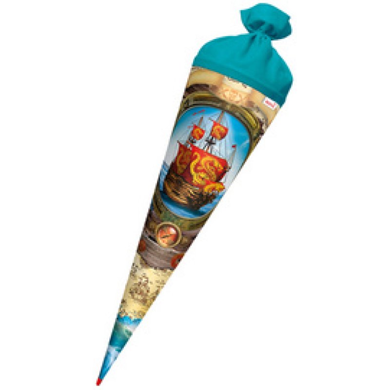 ROTH Schultüte "Piratenschiff", eckig, 850 mm