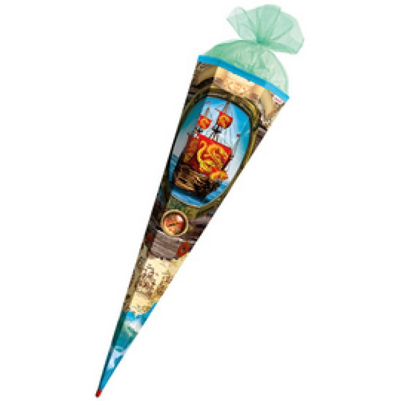 ROTH Schultüte "Piratenschiff", eckig, 850 mm