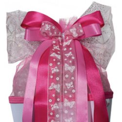 ROTH LED-Schultütenschleife "Pink Glamour", pink