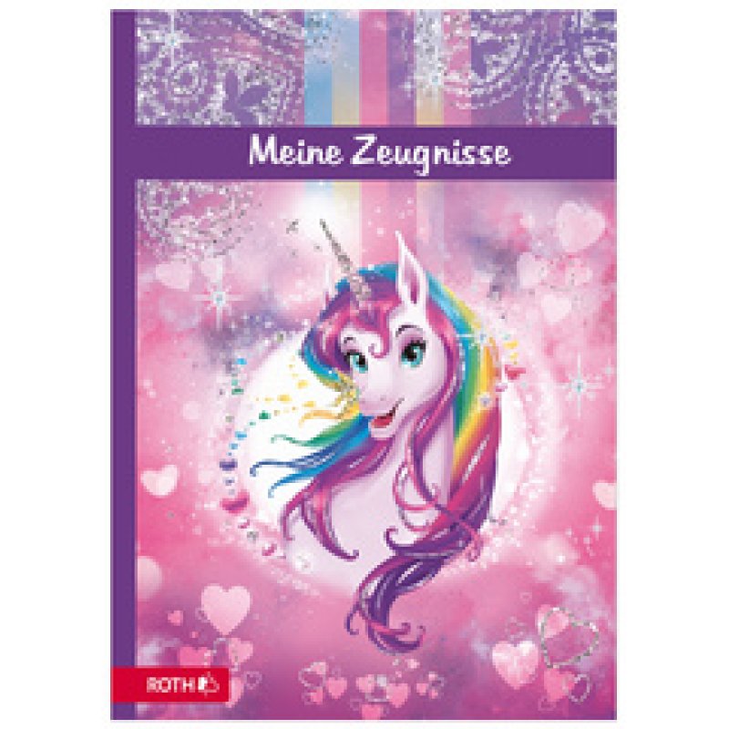 ROTH Zeugnismappe "Einhornglück", mit Design und Effekt