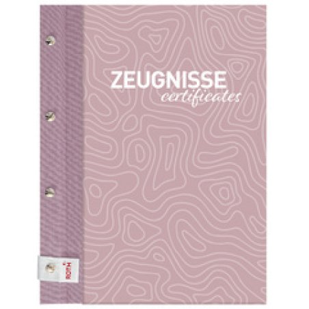 ROTH Zeugnismappe Pattern mit Buchschrauben "Dusty Mint"