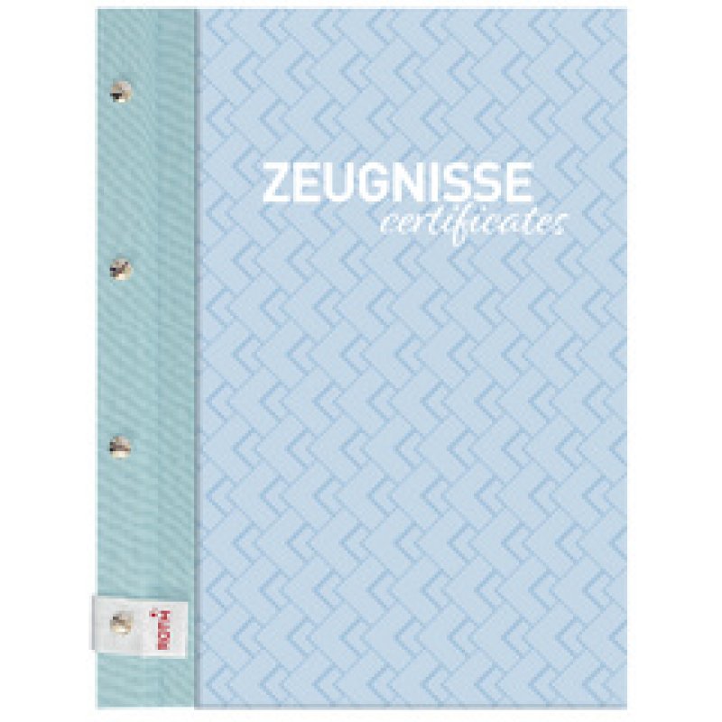 ROTH Zeugnismappe Pattern mit Buchschrauben "Dusty Mint"