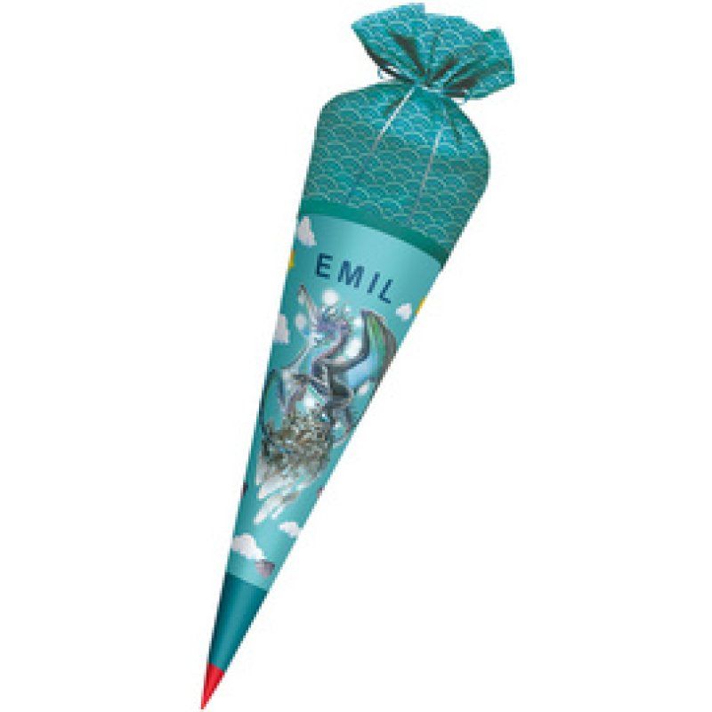 ROTH Stoffbezug für DIY-Stoffschultüte zum Bügeln, blau