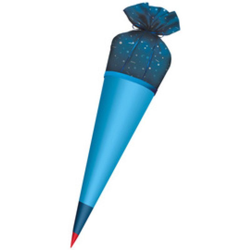 ROTH Stoffbezug für DIY-Stoffschultüte zum Bügeln, blau