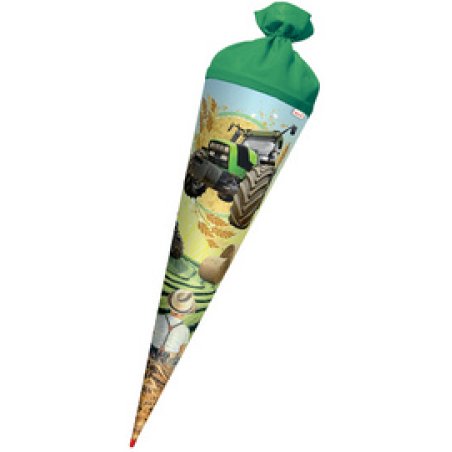 ROTH Schultüte "Traktor", rund, 700 mm